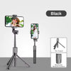 4 in 1 Wireless Bluetooth Compatible Selfie Stick LED Ring Light Extendable Handheld Monopod Live Tripod for Iphone 16 15 14 13