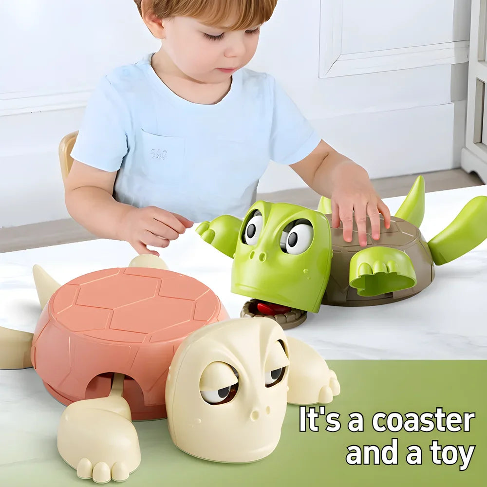 3D Printed Quirky Turtle Coaster Room Decoration Panicked Screaming Turtle Insulated Coaster Ornament Funny Bugsy Doll Mug Base