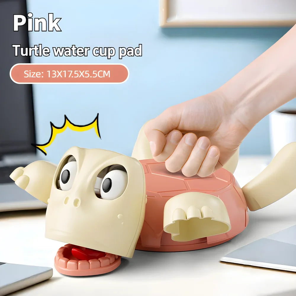 3D Printed Quirky Turtle Coaster Room Decoration Panicked Screaming Turtle Insulated Coaster Ornament Funny Bugsy Doll Mug Base
