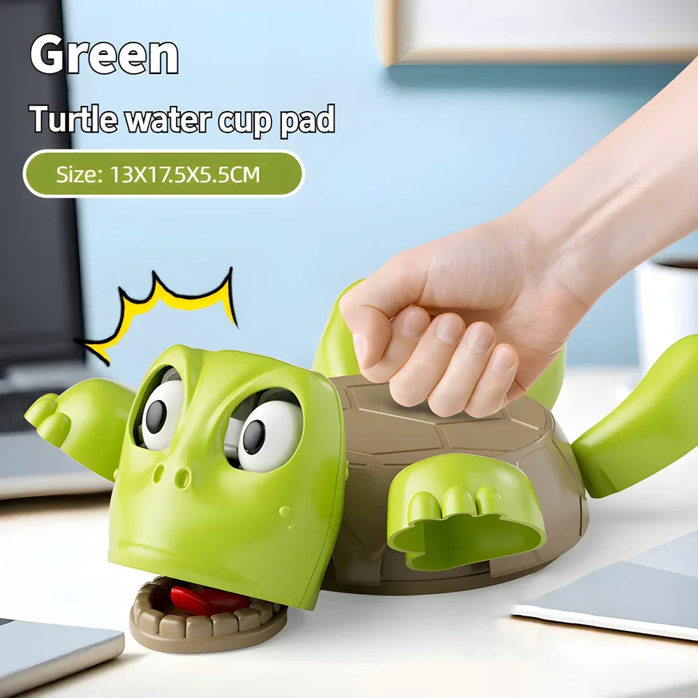 3D Printed Quirky Turtle Coaster Room Decoration Panicked Screaming Turtle Insulated Coaster Ornament Funny Bugsy Doll Mug Base