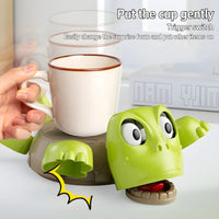 3D Printed Quirky Turtle Coaster Room Decoration Panicked Screaming Turtle Insulated Coaster Ornament Funny Bugsy Doll Mug Base